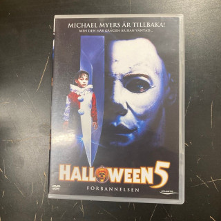 Halloween 5 - Kirous DVD (VG+/M-) -kauhu-